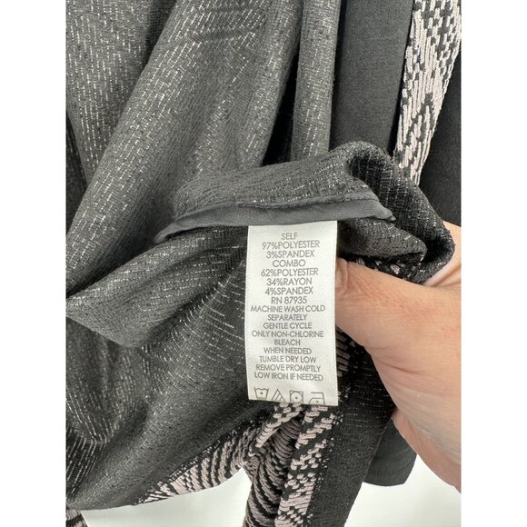 LOGO by Lori Goldstein Cardigan Sweater Gray‎ Plus Size 2X - Picture 5 of 5